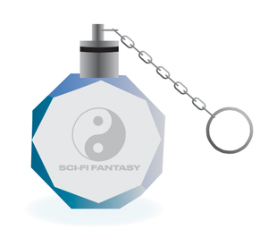 SCI-FI FANTASY - Light Up Crystal Keychain