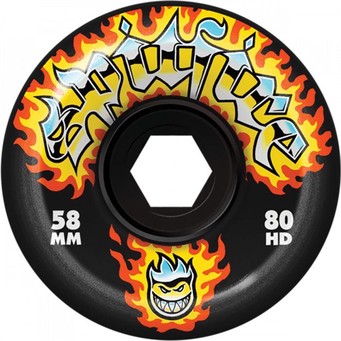 Spitfire Wheels  80HD - Chrome Venom - F4 Conical Full (Black)