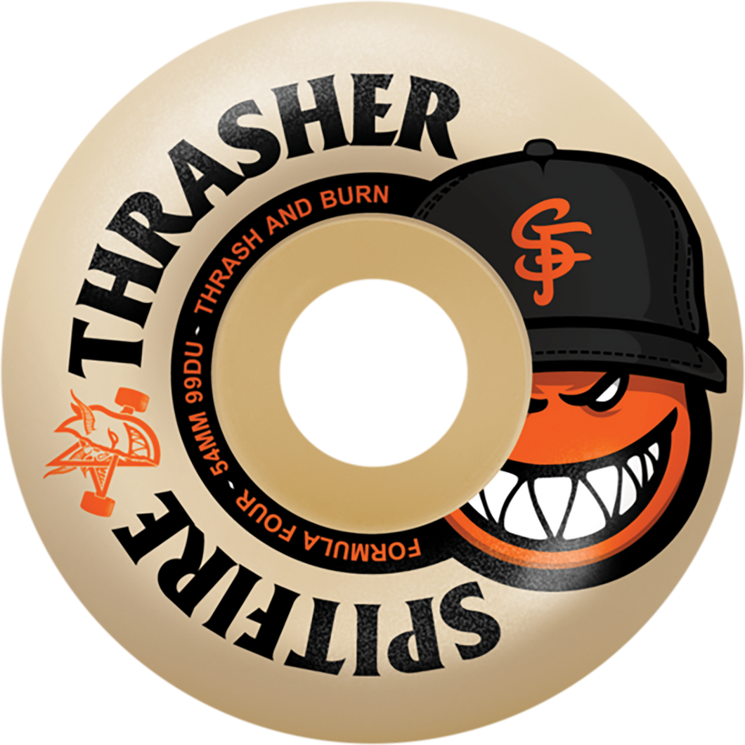 Spitfire Wheels x Thrasher - F4 Radial Full