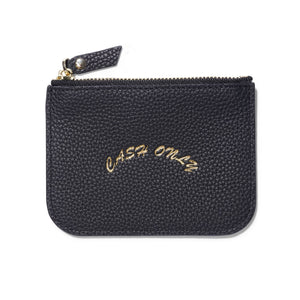 Cash Only - Leather Zip Wallet