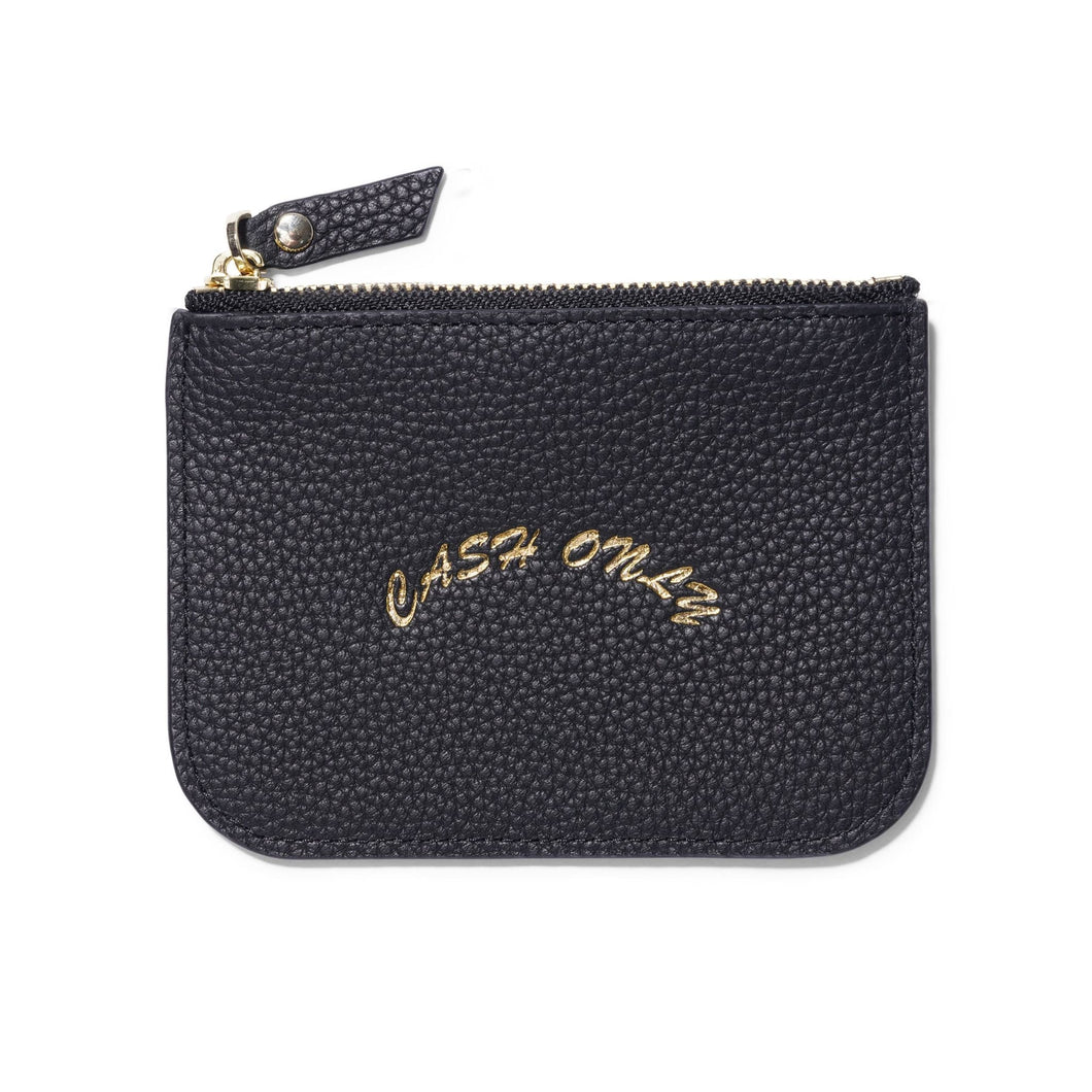 Cash Only - Leather Zip Wallet