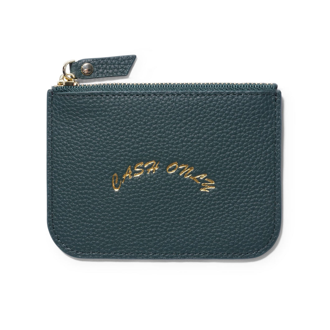 Cash Only - Leather Zip Wallet