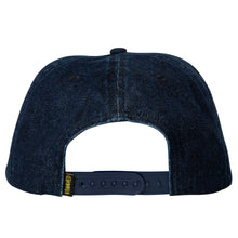Load image into Gallery viewer, Krooked - Skript 5-Panel Denim Snapback
