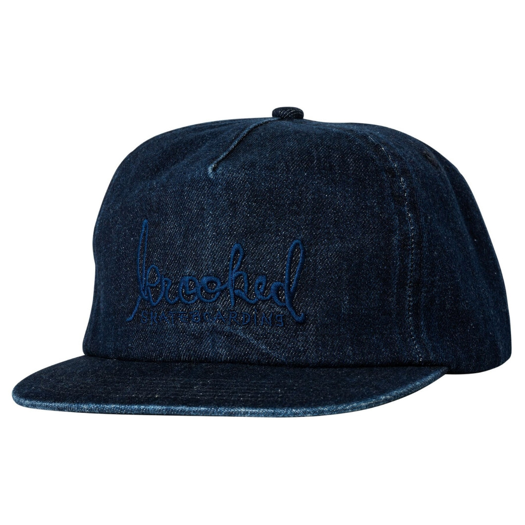 Krooked - Skript 5-Panel Denim Snapback