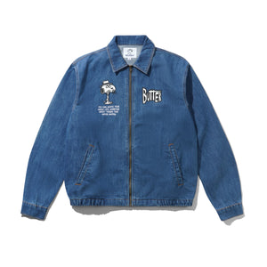 Butter Goods x Peanuts - Spike Jacket, Distressed Indigo